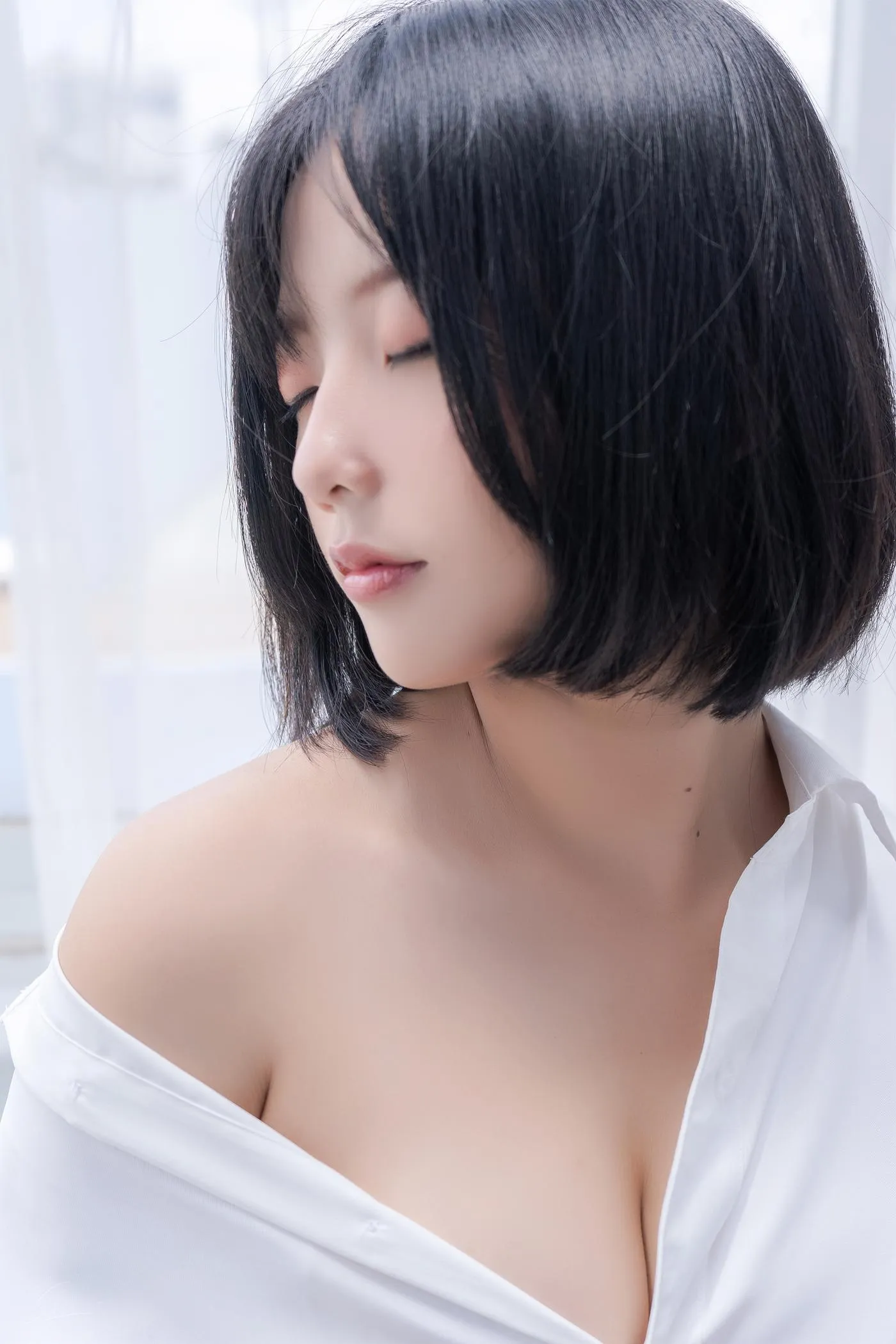Messie Huang – NO.08 Boyfriends shirt [26P]插图6